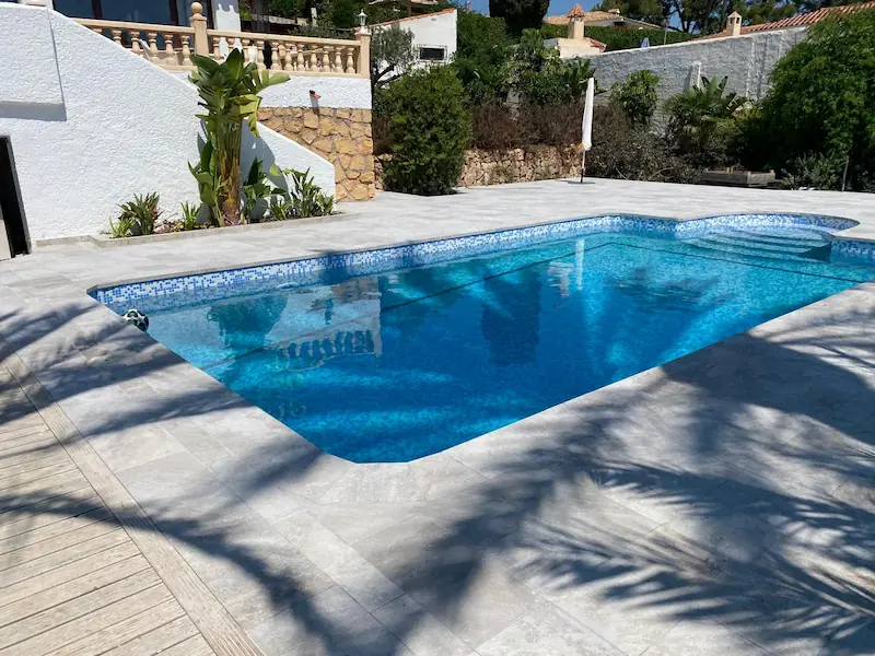 Pool renovation in Calpe, Costa Blanca